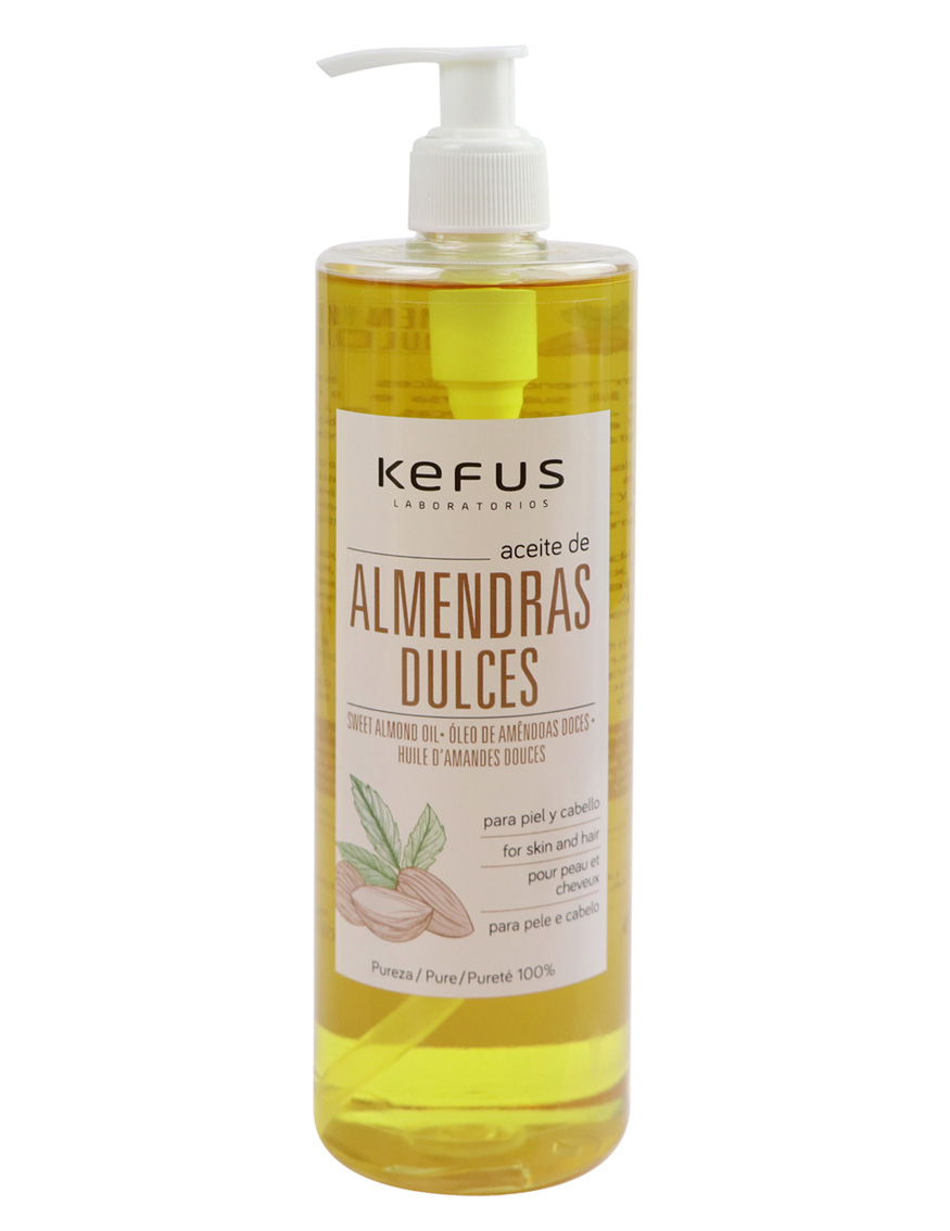 Aceite de Almendras dulces puro Kefus 500 ml.