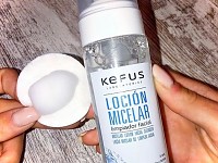 Solución Micelar Desmaquillante Facial Kefus 200 ml foam
