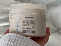 Mascarilla de Arcilla Blanca natural Kefus 250 ml