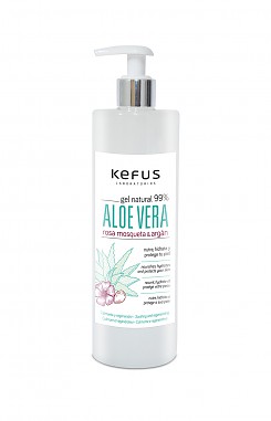 Gel de Aloe Vera Natural Rosa Mosqueta y Argan Kefus 200 ml