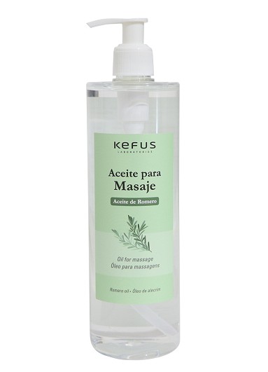 Aceite para Masaje profesional con Romero Kefus 500 ml