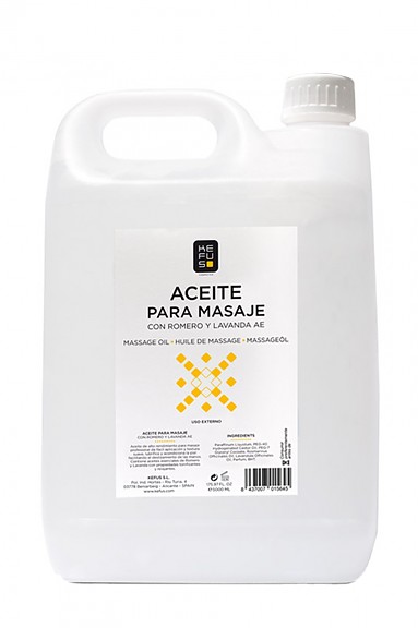 Aceite para Masaje profesional con Romero Kefus 5000 ml