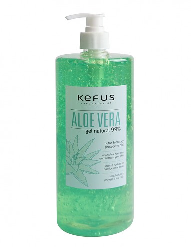 Gel de Aloe Vera Natural verde Kefus 1000 ml