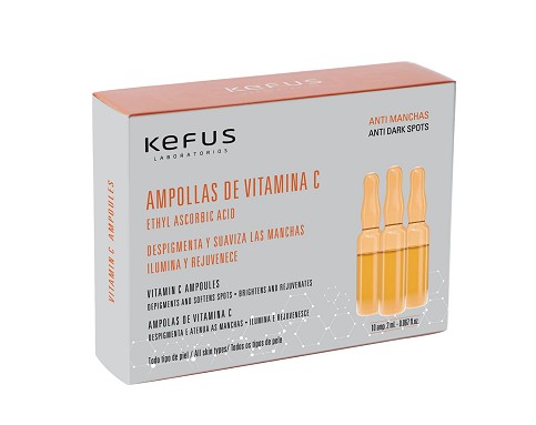 Ampolas Faciais Iluminadoras de Vitamina C 10 u