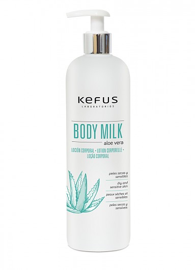 Loción Corporal Body Milk Aloe Vera Kefus 500 ml