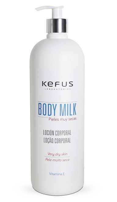Loción Corporal Body Milk Pieles Muy Secas Kefus 1000 ML