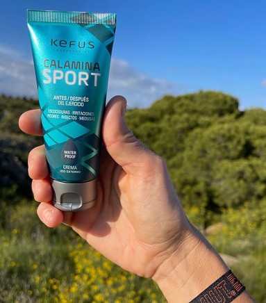 Calamina Sport con Dexpanthenol Kefus crema 60 gr. Expositor 12 unidades.