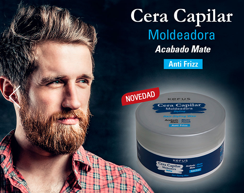 Cera Capilar Moldeadora Acabado Mate Kefus 200 ml 