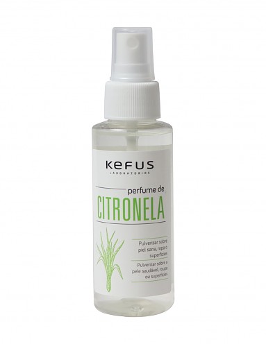 Perfume de Citronela Natural Kefus 100ml.