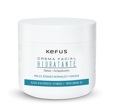 Crema Facial Hidratante Ácido hialurónico Kefus 500 ml