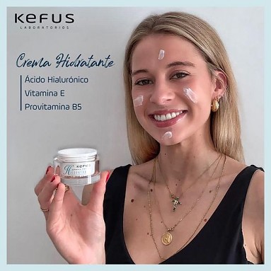 Crema Facial Hidratante Ácido Hialurónico Kefus 50 ml