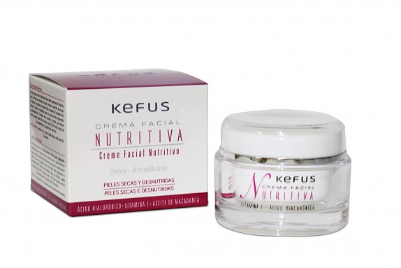 Crema Facial Nutritiva Ácido Hialurónico Kefus 50 ml