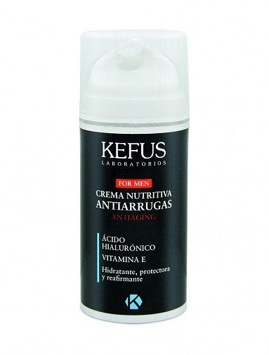Crema Nutritiva Ácido Hialurónico Kefus For Men 100 ml.