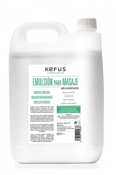 Emulsión para Masaje profesional Kefus 5000 ml