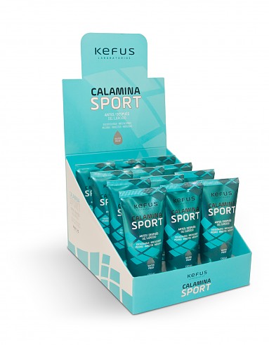 Calamina Sport con Dexpanthenol Kefus crema 60 gr. Expositor 12 unidades.