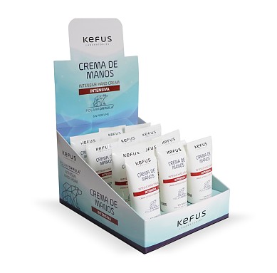 Crema de Manos Intensiva Polar Formula Kefus 50 ml Expositor 12 unid
