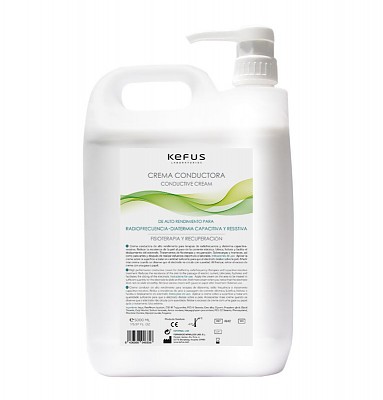 Crema Conductora Radiofrecuencia Fisioterapia Kefus 5000 ml