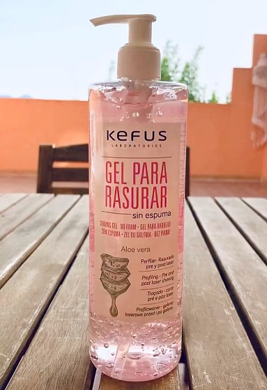 Gel para rasurar sin espuma Kefus 500 ml