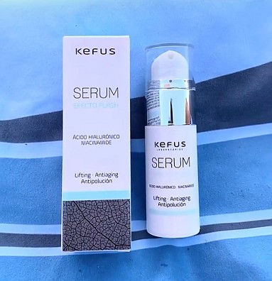 Serum Ácido Hialurónico Niacinamide Efecto Flash Kefus 30ml