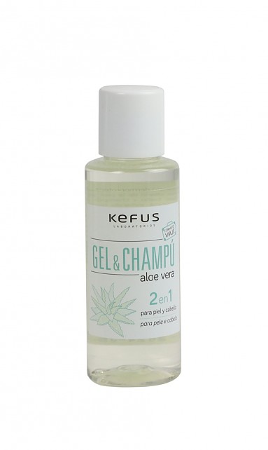 Gel de Baño y Champú Formato viaje 2 en 1 Kefus 100 ml