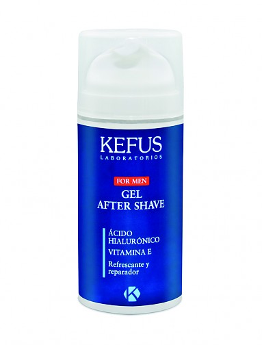 Gel After Shave Ácido Hialurónico Kefus For Men 100 ml.