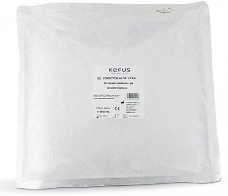 Gel Conductor de Aloe Vera Bolsa Kefus 5000 ml.