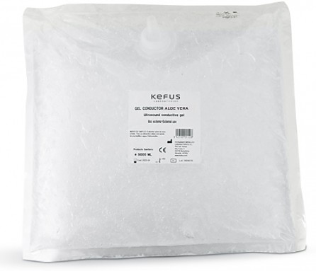 Gel Conductor de Aloe Vera Bolsa Kefus 5000 ml.
