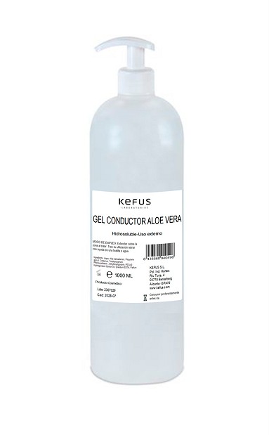 Gel Conductor de Aloe Vera Kefus 1000 ml