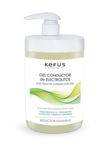Gel Conductor Reductor Kefus para Radiofrecuencia 1000 ml