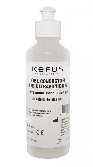 Gel Conductor de Ultrasonidos Kefus 250 ml
