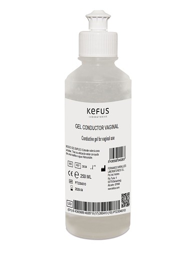 Gel Conductor Ultrasonidos Vaginal Kefus 250 ml. (P.S.)