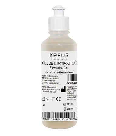 Gel EEC-ECG de Electrolitos Kefus 250 ml.