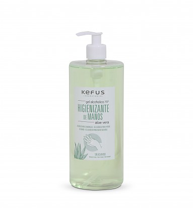 Gel Alcohólico Higienizante de Manos Aloe Vera Kefus 1000 ml