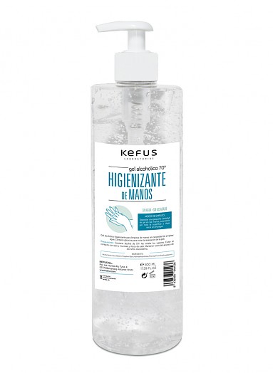 Gel Alcohólico Higienizante de Manos Kefus 500 ml