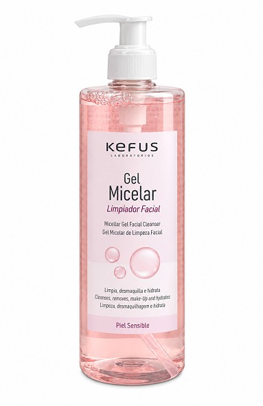 Gel Limpiador Micelar Facial Kefus 500 ml