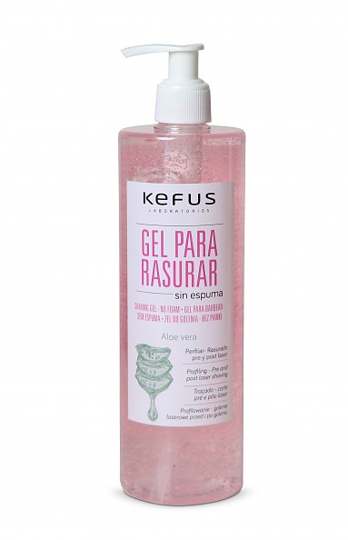 Gel para rasurar sin espuma Kefus 500 ml