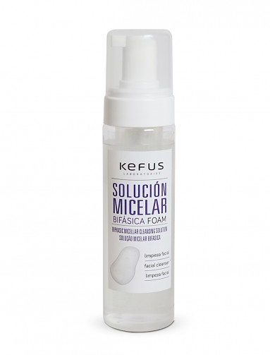 Solucion Micelar Bifásica Facial foam Kefus 200 ml