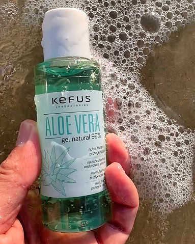 Gel de Aloe Vera Natural verde Kefus 100 ml