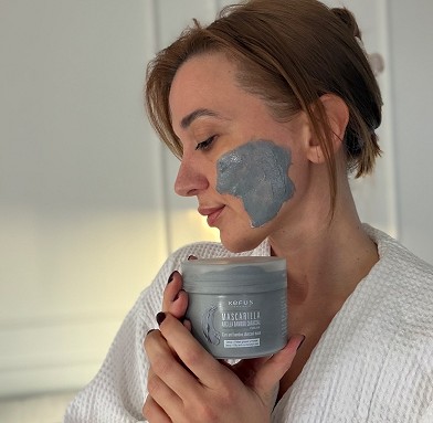 Mascarilla de Arcilla Bamboo Charcoal natural Kefus 250 ml