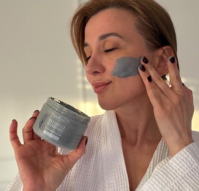 Kefus Natural Charcoal Bamboo Clay Mask 300 ml