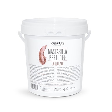 Mascarilla Peel Off Alginato Chocolate Kefus 200 g