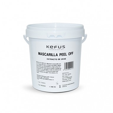 Mascarilla Peel Off Alginato Extracto de Uvas Kefus 500 g