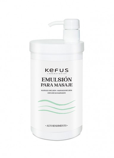 Emulsión para Masaje profesional Kefus 1000 ml tarro