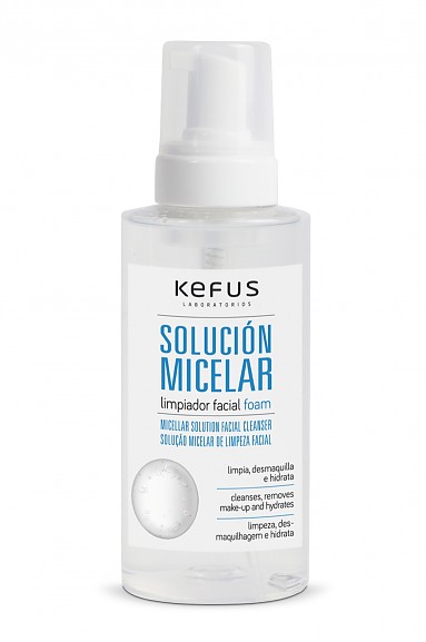 Solución Micelar Bifásica Facial foam Kefus 500 ml 