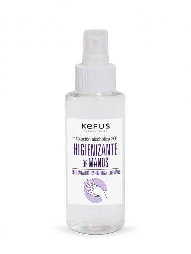 Solución Alcoholica Higienizante de manos spray Kefus 100 ml