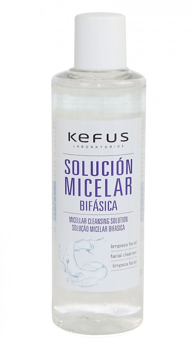 Solucion Micelar Bifásica Desmaquillante Facial Kefus 500 ml