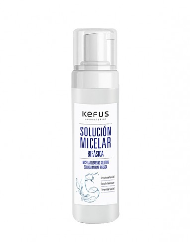 Solución Micelar Bifásica Facial foam Kefus 200 ml