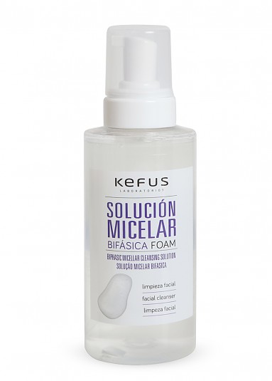 Solucion Micelar Bifásica Facial foam Kefus 500 ml 