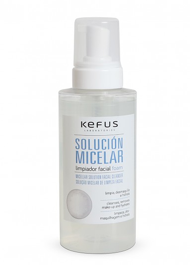 Solución Micelar Desmaquillante Facial foam Kefus 500 ml 