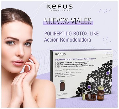 Viales Polipéptido Botox-Like Kefus 10 u 5 ml